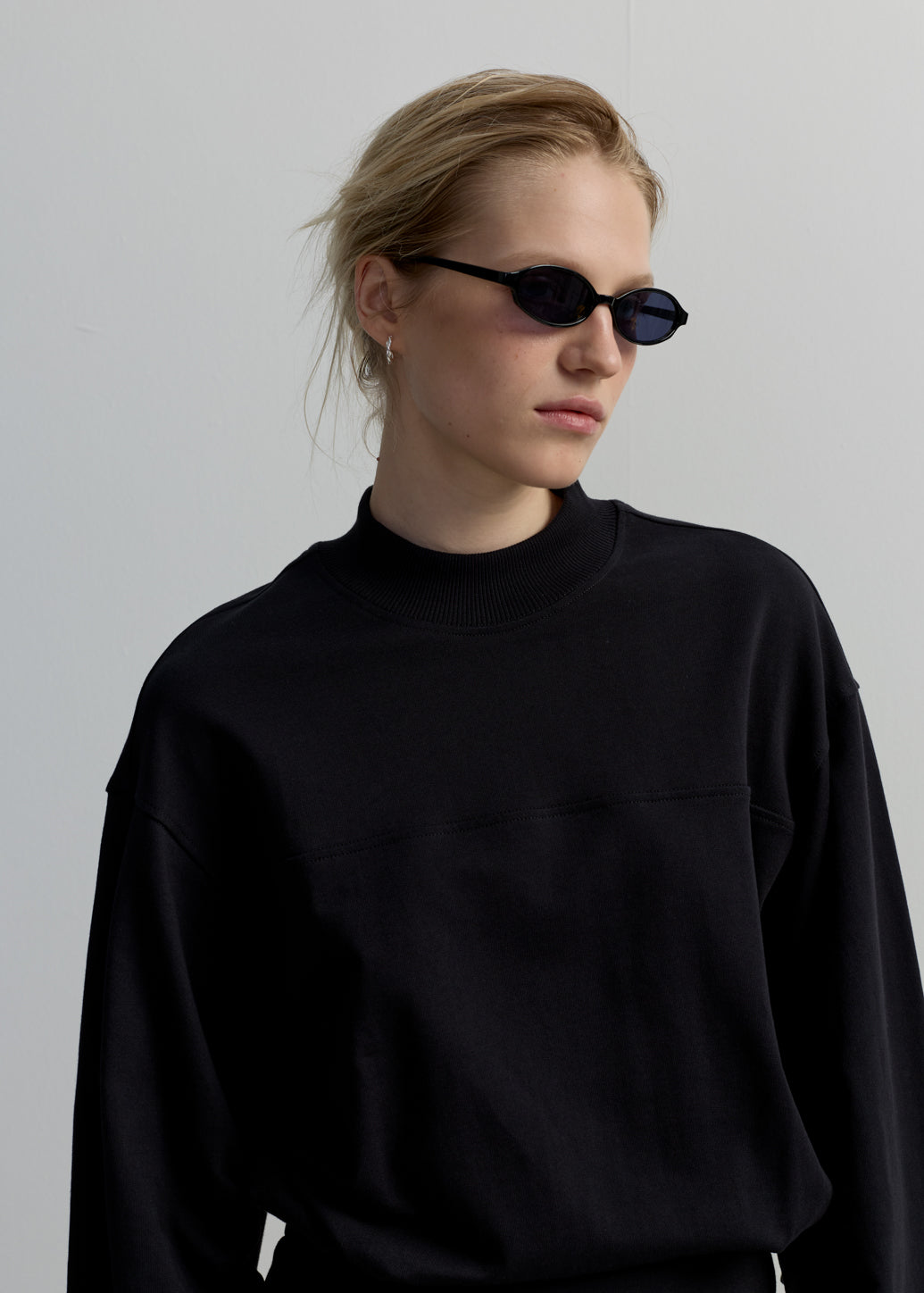 RAW EDGE SWEAT DRESS