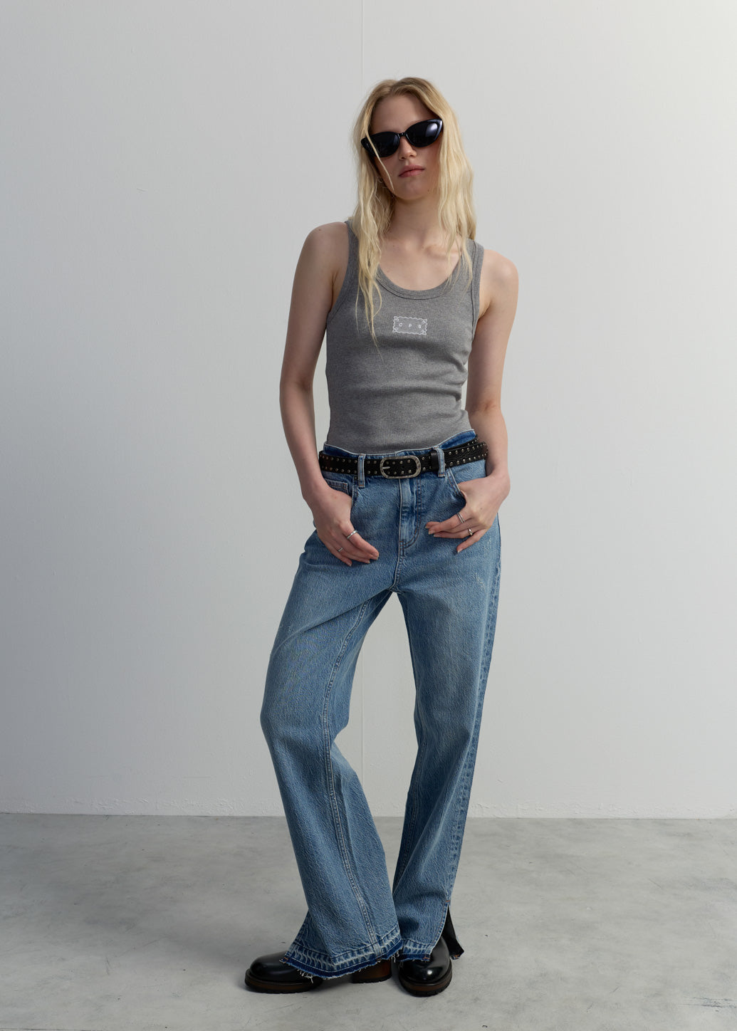 LACE LOGO TANK TOP