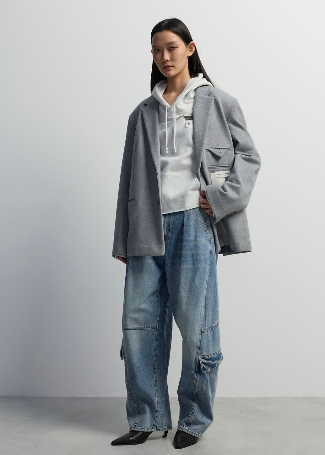 UTILITY CROP BARREL JEANS