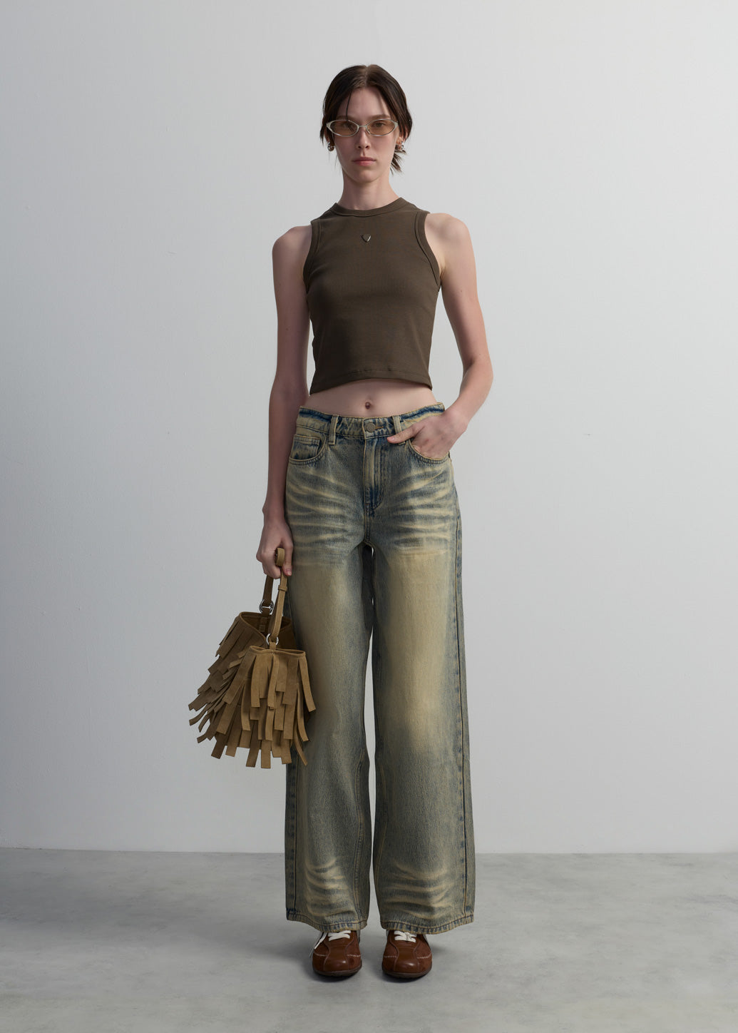 BAGGY DROP CROTCH JEANS