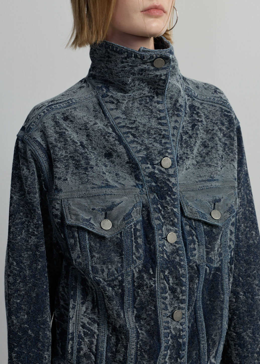 FADED INDIGO DENIM JACKET