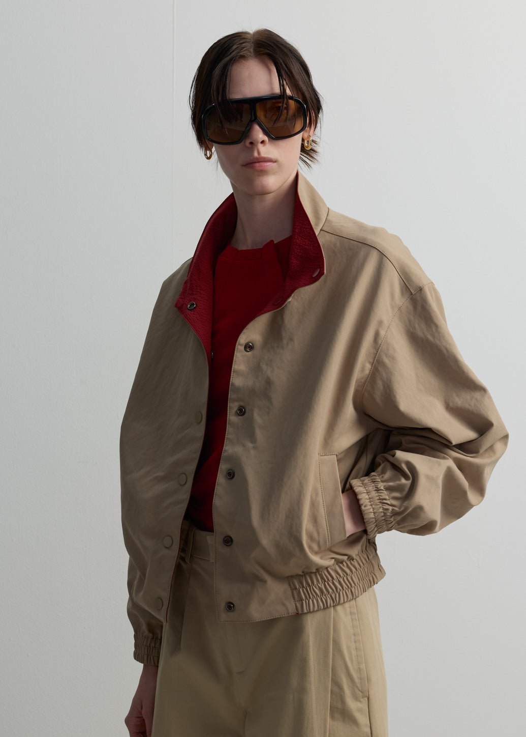 REVERSIBLE BOMBER JACKET
