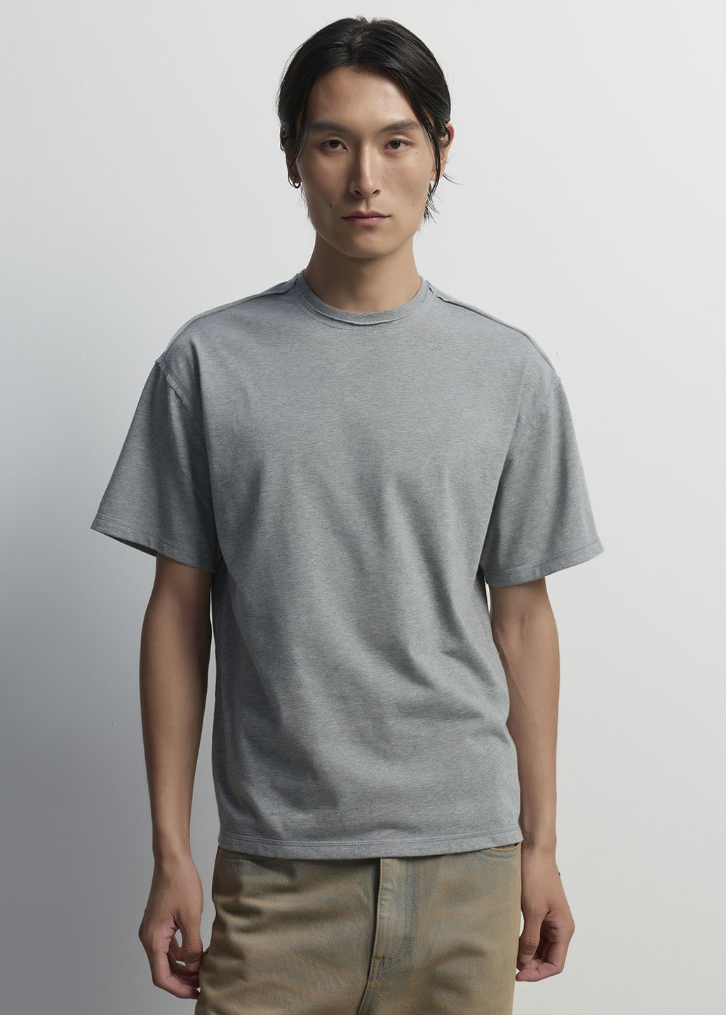EXPOSED SEAM OVERSIZED TEE