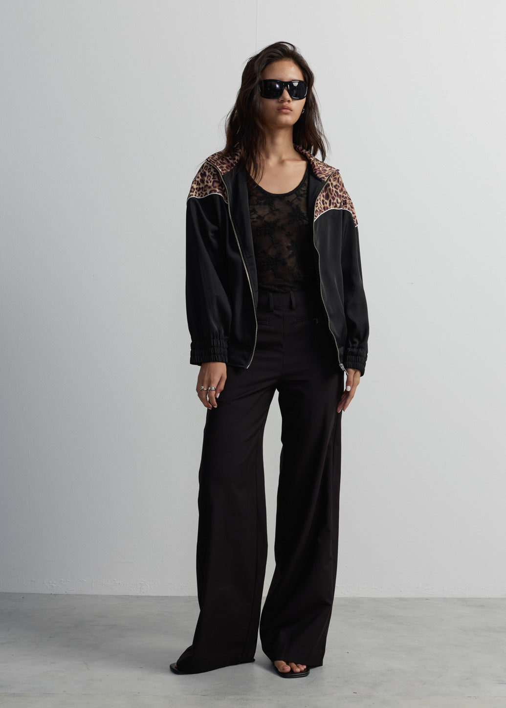 LEOPARD PANEL WESTERN JACKET