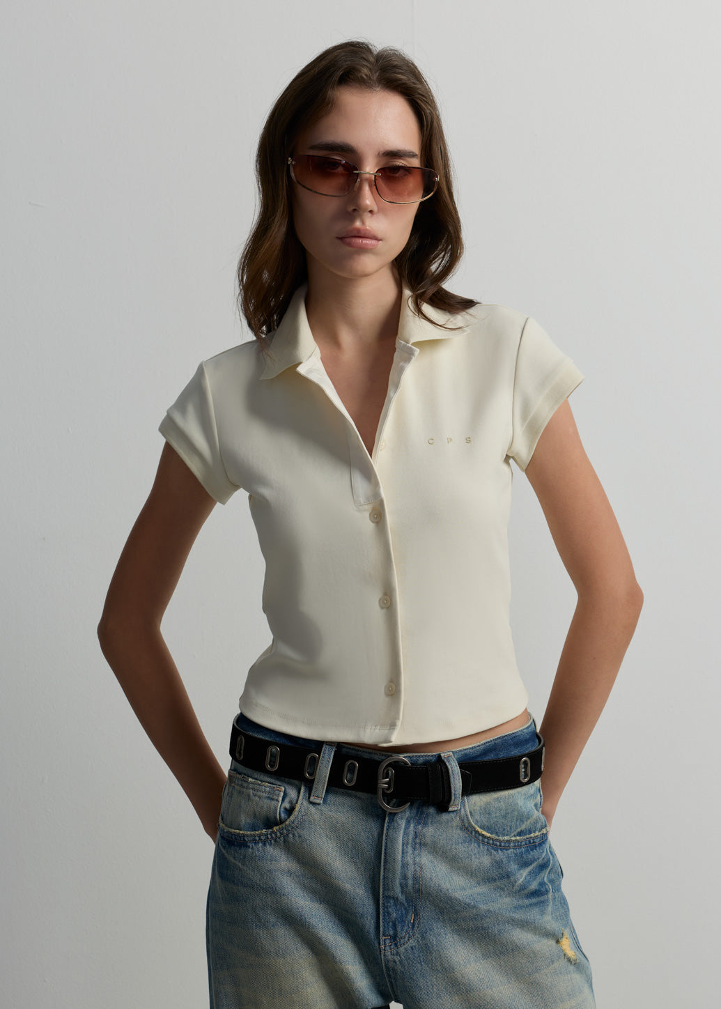 LOGO BUTTON-UP POLO