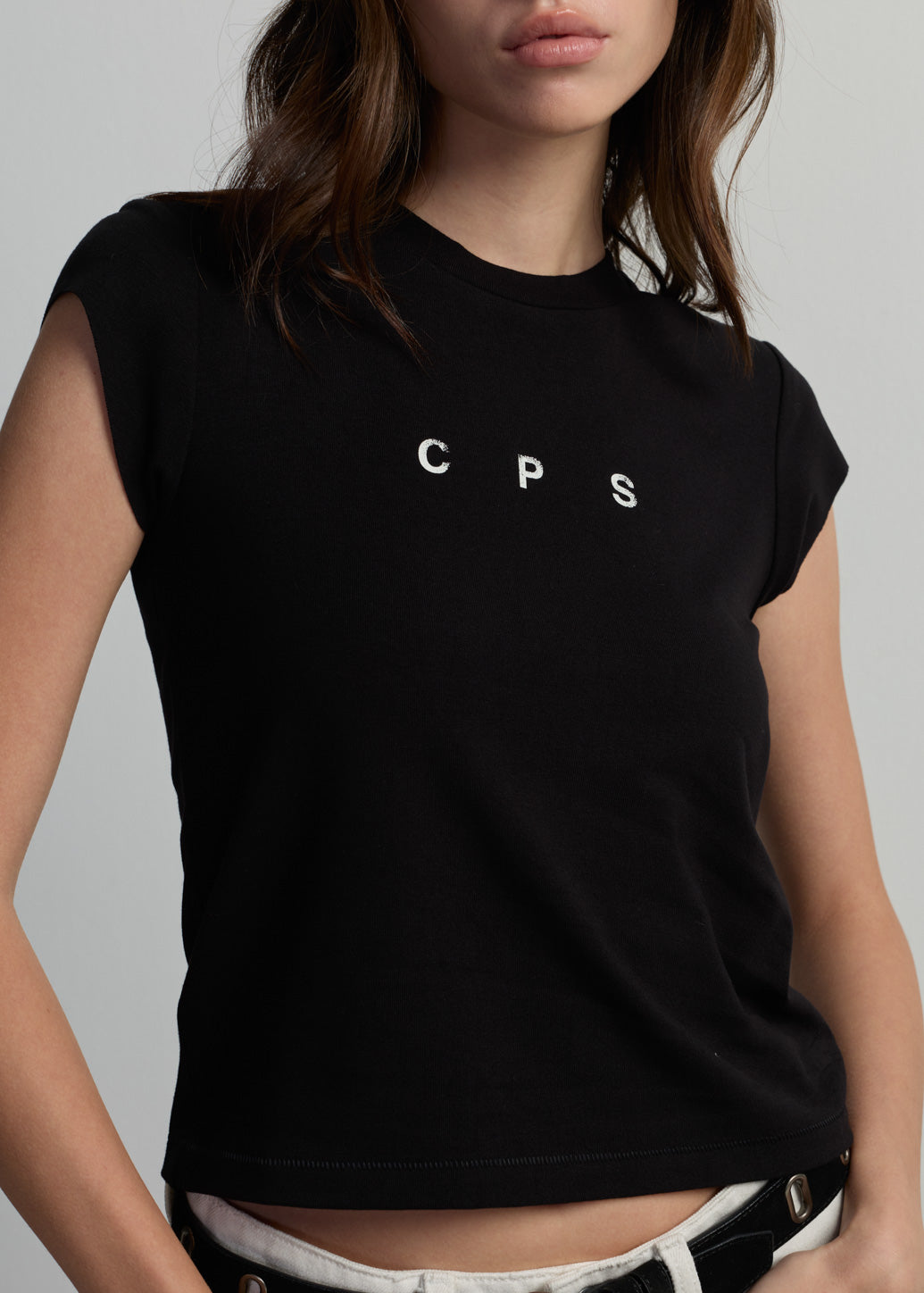 C P S LOGO CROPPED TEE