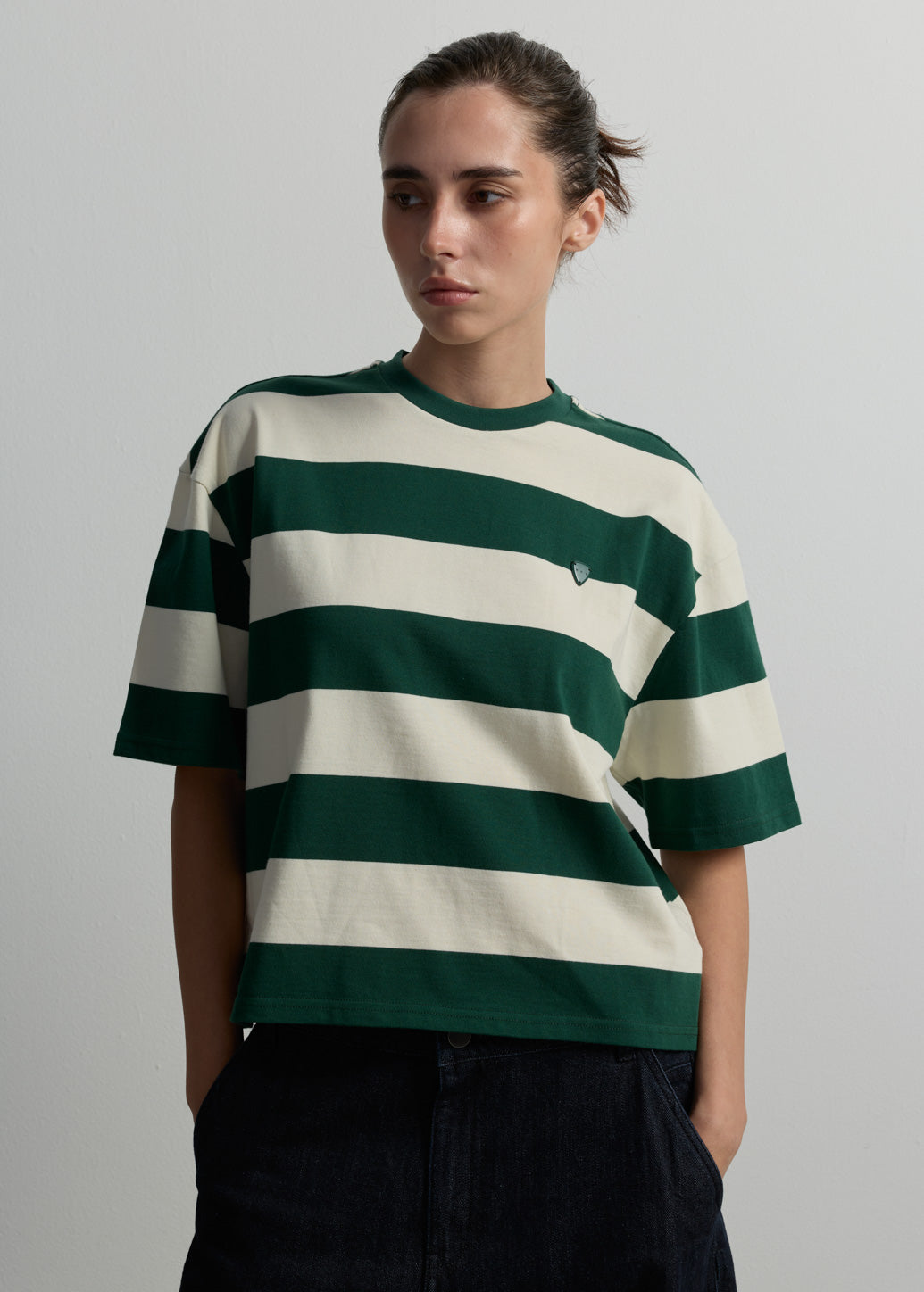 SYMBOLIC STRIPED TEE