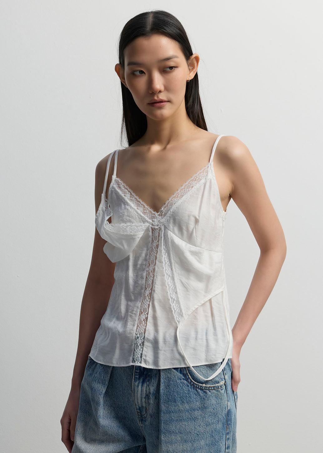 LAYERED LACE CAMISOLE