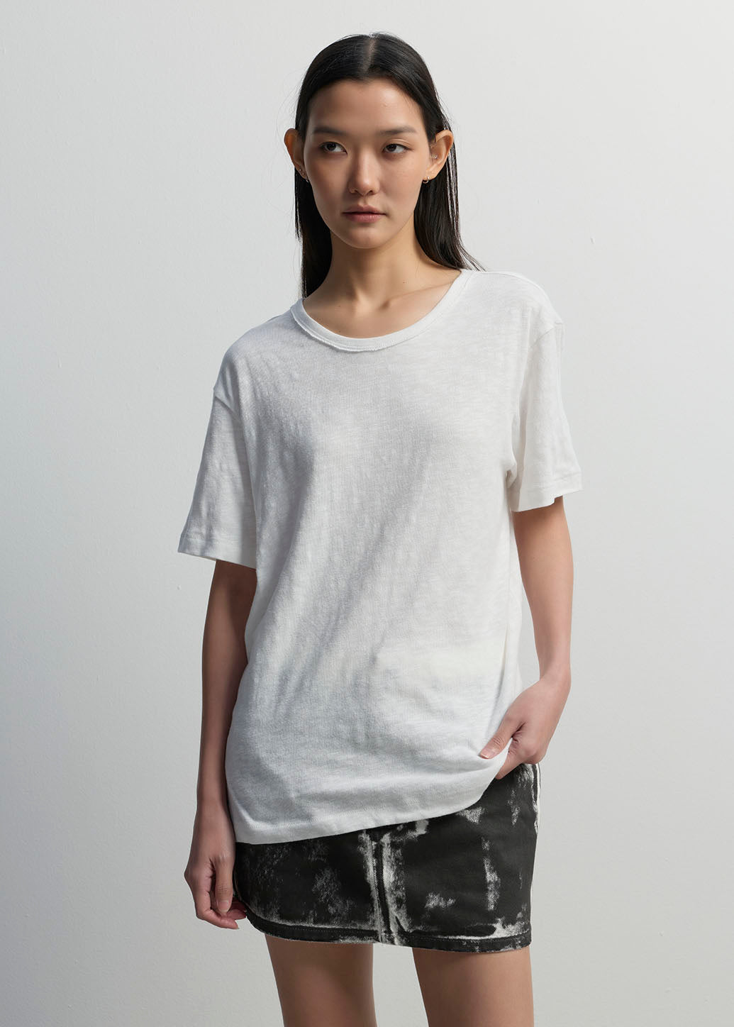 WASHED SLUB REGULAR FIT TEE