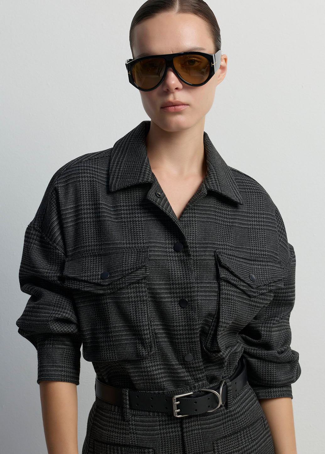 OVERSIZED LONG SLEEVE JACKET SHIRT
