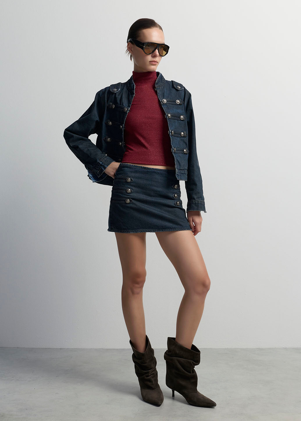 LUREX TURTLENECK PULLOVER