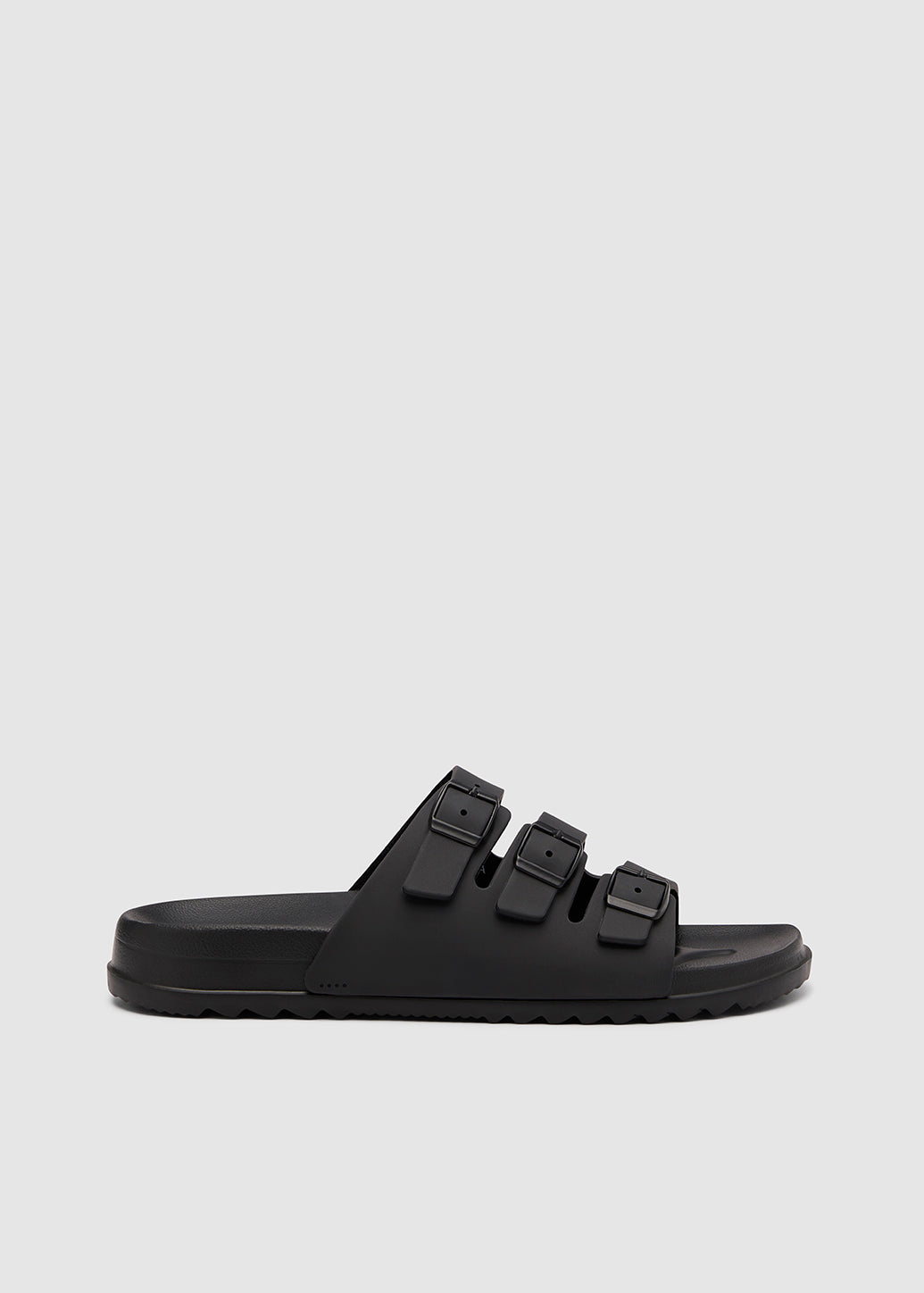 TRIPLE BUCKLE STRAPS SLIDES