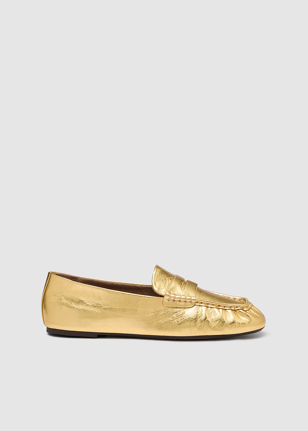 METALLIC PENNY LOAFER