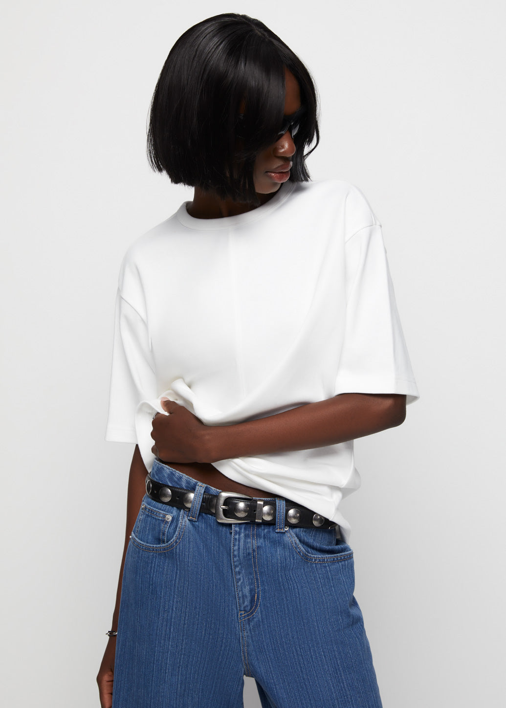 OVERSIZED STITCHING TEE