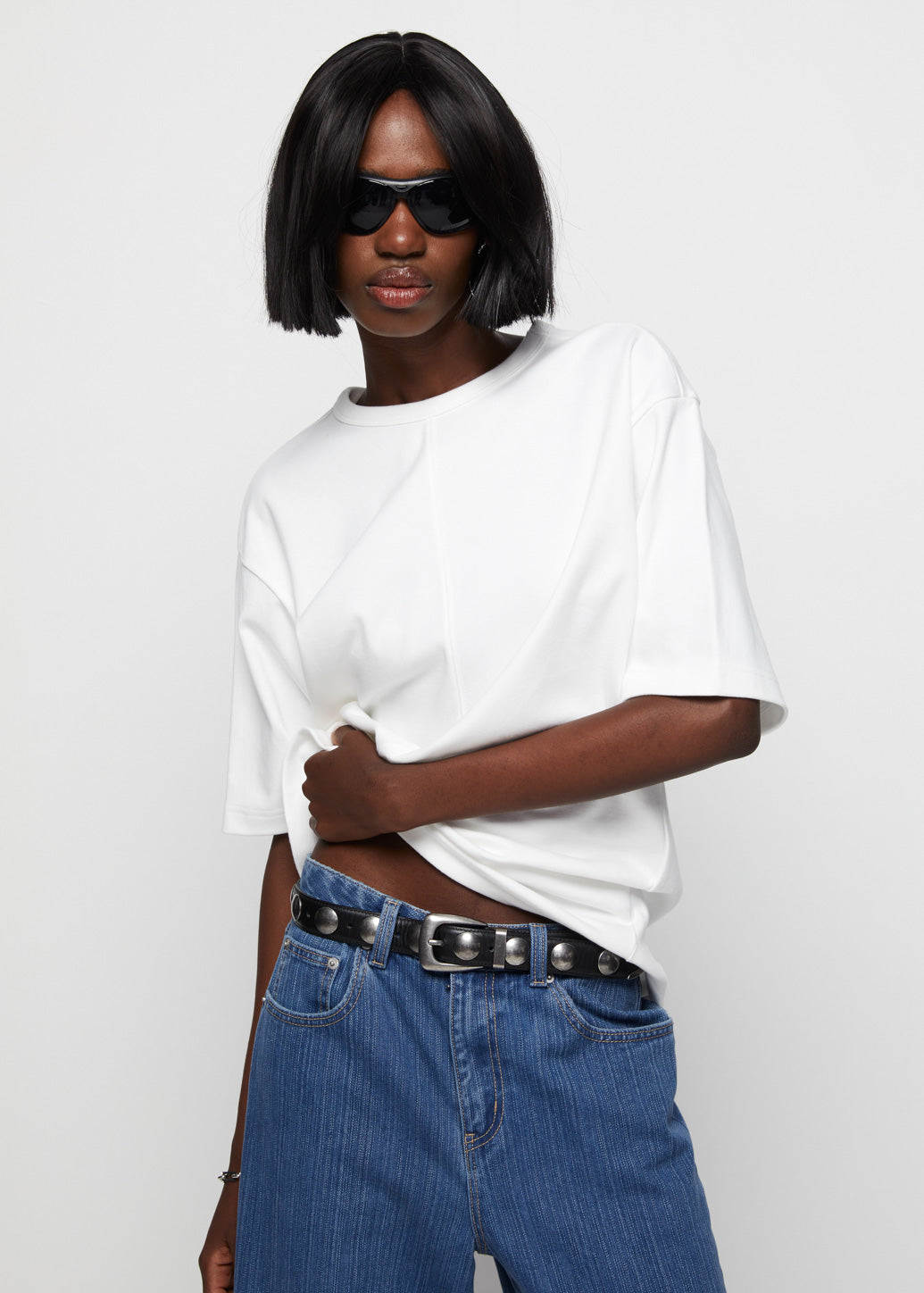 OVERSIZED STITCHING TEE