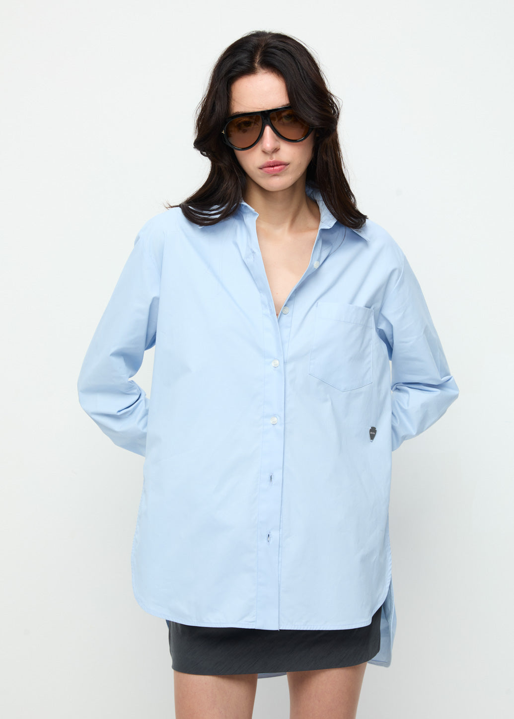 SOLID COTTON SHIRT