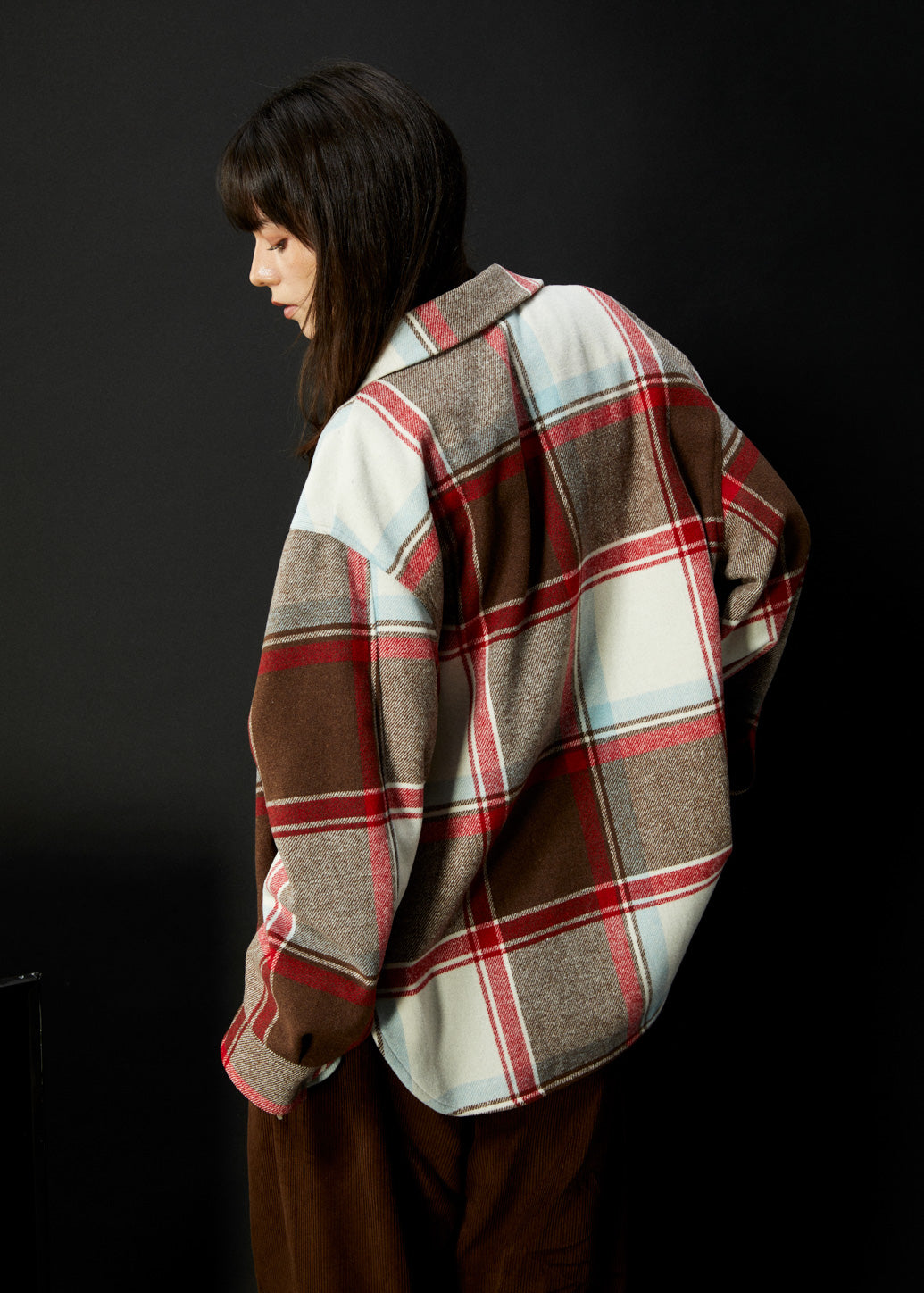 CHECKERED PRINTED SHACKET